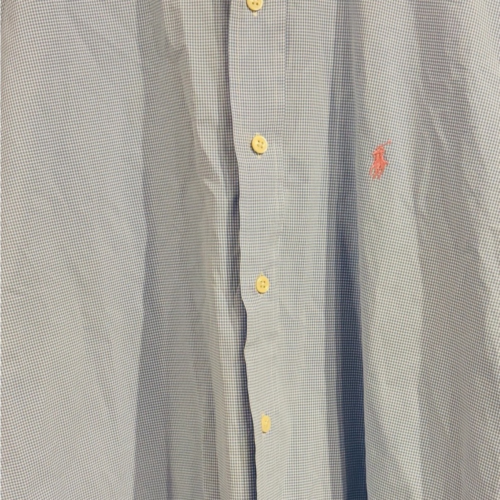 Ralph Lauren Men’s Light Blue Classic Fit Button-Down Shirt 17 - Picture 10 of 10